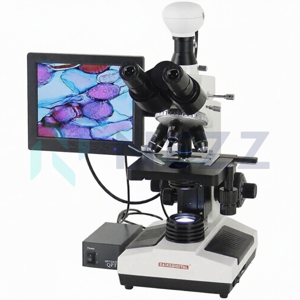 Цифровой тринокулярный биологический микроскоп SK2009H2 с камерой